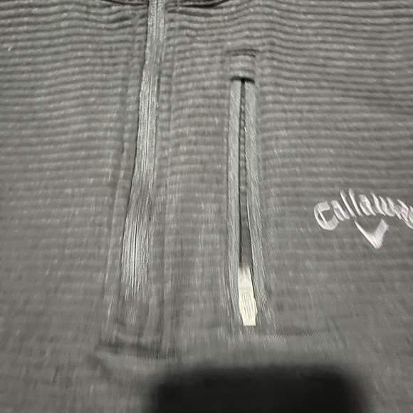 Men’s Callaway Black Quarter-Zip Pullover- small - Picture 2 of 5